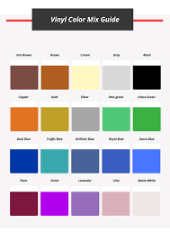 color mix chart in pdf free template