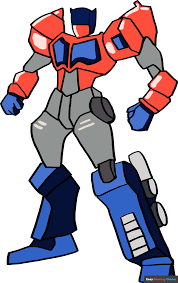 to draw optimus prime from transformers