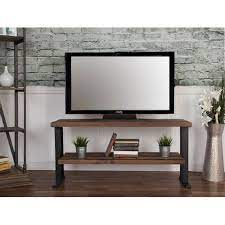 Decorotika genova 60'' wide modern solid wood tv stand and media console with anthracite tempered glass shelf for tvs up to 70'' sold by decorotika usa. 50 Inch Rustic Industrial Natural Wood Tv Stand Brixto Tv Stand Wood Wood Corner Tv Stand 50 Inch Tv Stand