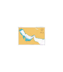 British Admiralty Nautical Chart 2858 Gulf Of Oman To Shatt Al Arab