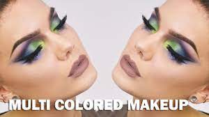 multi colored makeup linda hallberg