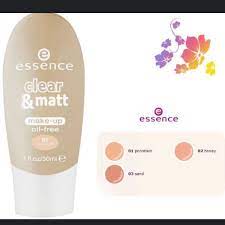 essence clear and matte foundation
