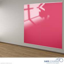 Glassboard Wall Panel Candy Pink 100x200 Cm