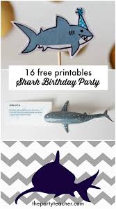 Freebie Friday 16 Free Shark Printables The Party Teacher