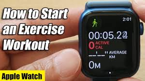 apple watch 7 how to start an exercise