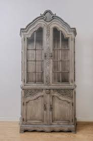A Vintage Style Cabinet With Two Doors