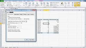 hide error values in a pivottable you