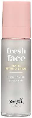 barry m fresh face matte setting spray