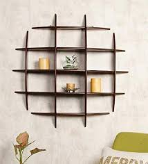 Versatile Wooden Wall Shelves Living