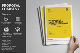 Ms Word Project Proposal Brochure Template Web Design