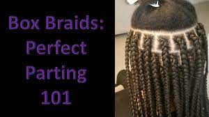 As you continue to part and braid across your head, you will eventually have a head full of box braids. Box Braids Perfect Parting 101 Youtube