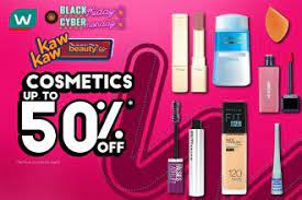 watsons cosmetics promotion up to 50
