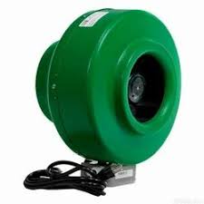 green electricity duct exhaust fan