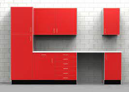 It has five storage shelves to help keep your items neat and organized. Klearvue Cabinetry Garage Diamondplate Cabinets Only At Menards