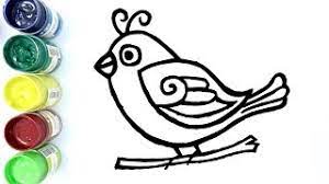 Mandala membantu menciptakan keseimbangan, gambar mewarnai . Cara Menggambar Dan Mewarnai Burung Cantik Youtube