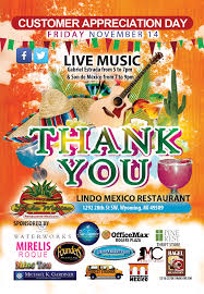 Celebrate with festive recipes, food, and of course, friends! Customer Appreciation Day Lindo Mexico Restaurant Customer Appreciation Day Mexico Restaurants Mexican Restaurant Decor