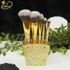 colorful handles makeup brush set