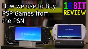 how we use to psp games from the