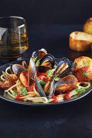 mussels fra diavolo with linguine recipe