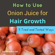 onion juice for hair growth rich in