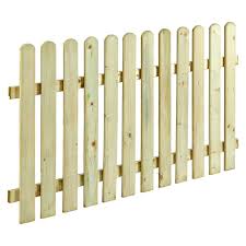 rounded top picket fencing premium