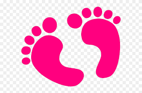 Baby Feet Svg Clip Arts - Baby Girl Clipart Transparent Background - Png  Download (#5449724) - PinClipart