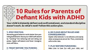 Adhd And Defiance 10 Rules For Parents To Live By