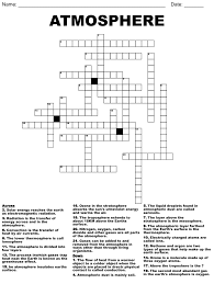 layers of the atmosphere crossword