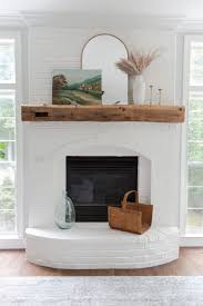 Neutral Fall Fireplace Mantel Amelia