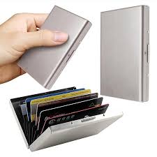 Id Cardholder Women Rfid Wallet Metal