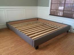 bed without headboard king size