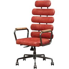 Shop antique furniture, fine jewelry, vintage fashion and art from the world's best dealers. Acme Calan Executive Office Chair Vintage Red Top Grain Leather