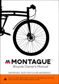 owner s manual monue bikes