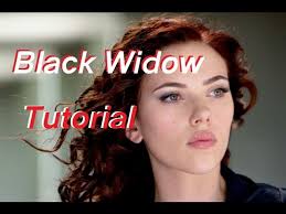 black widow civil war makeup tutorial