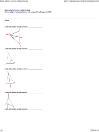 Hauteurs, Médiatrices, Bissectrices Et Médianes D'un Triangle | PDF |  Triangle | Formes géométriques