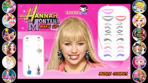 hannah montana make up game