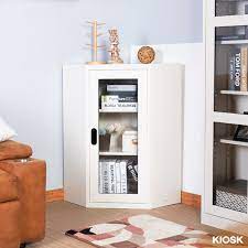 um corner cabinet bookcase