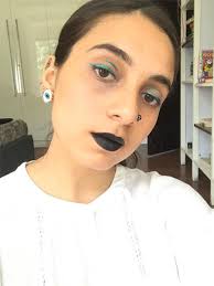 black lipstick without looking emo