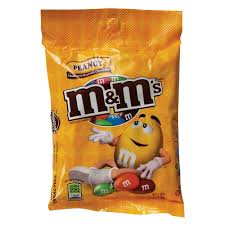 m m s peanut 5 3 oz peg bag nau candy