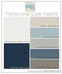 transitional paint color palette
