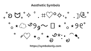 aesthetic symbols copy and paste