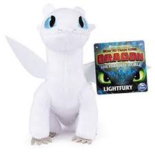 Dreamworks Dragons Lightfury 8 Premium Plush Dragon For Kids Aged 4 Up