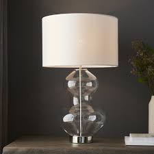 Hourglass Table Lamp In Satin Brass