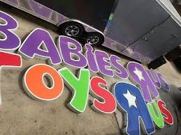The star was added into the. Toys R Us And Babies R Us Outside Store Front Letters Sign No Reserve 2 950 00 Picclick