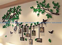 tree photo frame with bird file cdr and
