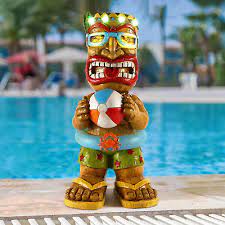 Large Tiki Garden Statue Funny Pool