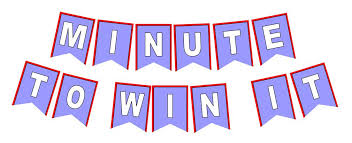 Minute to win it games for kids: Minute To Win It Logos