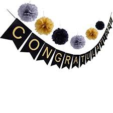 Amazon Com Congratulations Banner Sign For Graduation Party