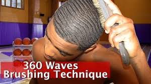 Hair grows in a spiral pattern starting from the crown of the head. How To Brush 360 Waves Perfect Brushing Technique Youtube