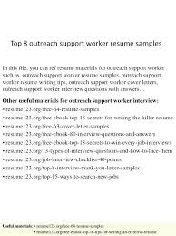 Outreach Support Worker Cover Letter Resume Database Job Description